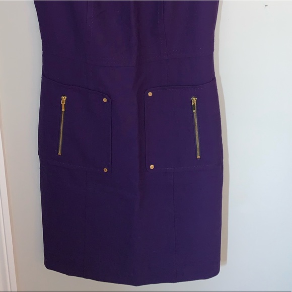 Tory Birch Purple Petra Sheath Dress - Picture 5 of 5